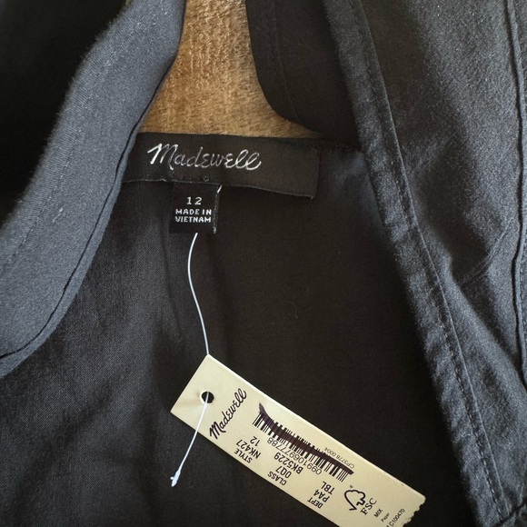 NWT Button Front Tiered Midi Dress - Picture 9 of 12